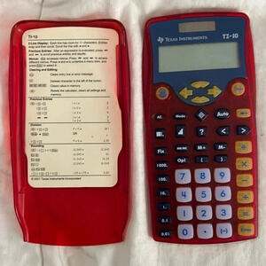 Texas instruments TI – 10 calculator elementary basic calculator